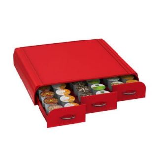 Mind Reader Anchor 36 K Cup Coffee Pod Drawer in Red TRY3PC RED