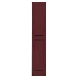 Vantage 2 Pack Cranberry Raised Panel Vinyl Exterior Shutters (Common: 14 in x 71 in; Actual: 13.875 in x 70.5 in)