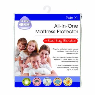 All In One Protection with Bed Bug Blocker Twin XL Mattress Protector