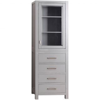 Avanity Modero 24 inches Chilled Grey Linen Tower   Shopping