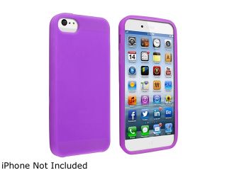 Insten Purple Silicone Skin Case for Apple iPhone 6 (4.7 inch) 1923826