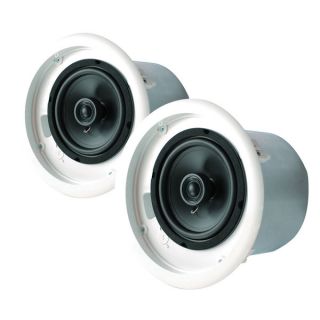 Speco Contractor 5.25 inch UL Listed Metal Back Can Speakers with 70v