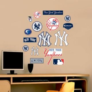 Yankees Fathead Jr. Logo Sheet