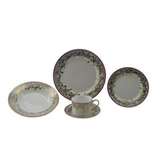 Three Star Im/Ex Inc. Floral 40 Piece Dinnerware Set