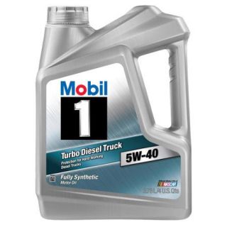 Mobil 1 5W 40 Turbo Diesel Truck Motor Oil, 1 gal.