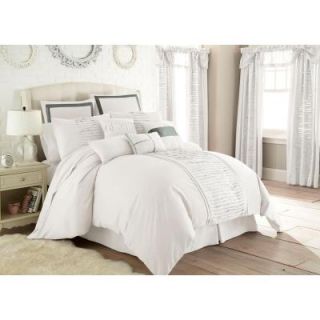Colonial Home Textiles Marilyn off White 24 Piece King Comforter Set 4CMF24SG MYW KG