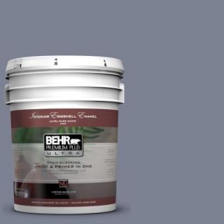 BEHR Premium Plus Ultra 5 gal. #610F 6 Deep Smoke Signal Eggshell Enamel Interior Paint 275305
