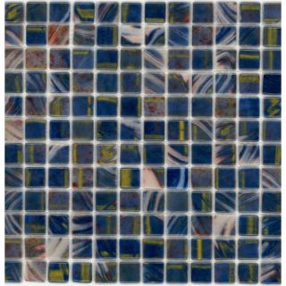 Elida Ceramica Recycled Bird Of Paradise Glass Mosaic Square Indoor/Outdoor Wall Tile (Common: 12 in x 12 in; Actual: 12.5 in x 12.5 in)