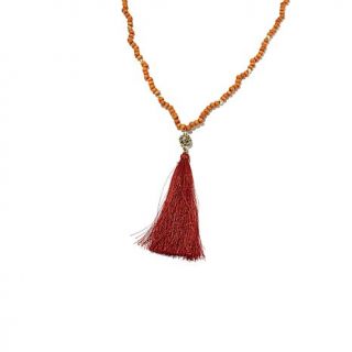 Lyric Culture by Diane Gilman Beaded Tassel Necklace   7901437