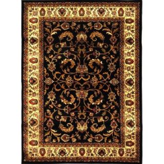 Home Dynamix Royalty Black/Ivory 7 ft. 8 in. x 10 ft. 4 in. Indoor Area Rug 1 3208 457
