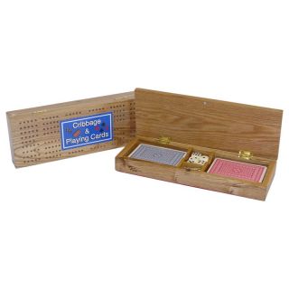 Cribbage Box with Cards   Cribbage