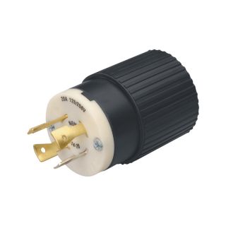 Reliance Generator Plug — 20 Amps, 125/250 Volts, L14-20 Male, Model# L-14-20P  Generator Cordsets   Plugs