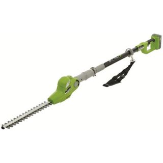 Earthwise Cordless 20 Volt Lithium Ion Pole 17 inch Hedge Trimmer