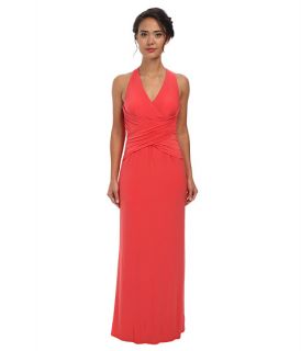Laundry by Shelli Segal Crisscross Front & Back Jeresey Gown
