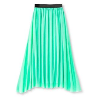 Girls Say What? Maxi Skirt   Mint Green