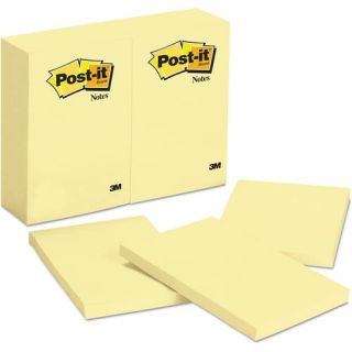 Post it Notes Original Notes, Canary Yellow
