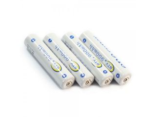 4pcs BTY AAA 1.2V 900mAh Rechargeable Nickel Metal Hydride Batteries White