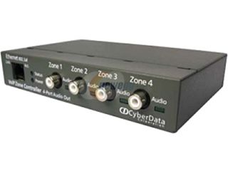 Open Box: CyberData 011171 SIP enabled IP Paging V3 Zone Controller with 4 Port Audio Out
