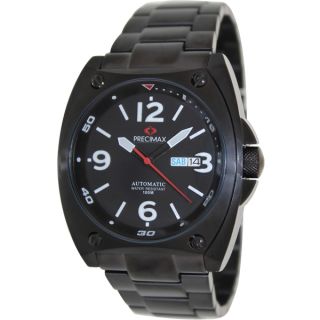 Precimax Mens Fortis Automatic PX13207 Black Stainless Steel Black