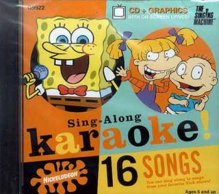 The Singing Machine CDG   Nickelodeon Sing Along Karaoke —