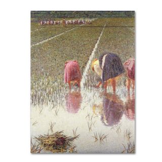 Trademark Fine Art For Eighty Pennies by Angelo Morbelli Painting