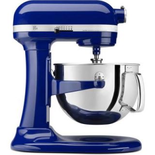 KitchenAid Professional 600 Series 6 Qt. Bowl Lift Stand Mixer with Pouring Shield in Cobalt Blue KP26M1XBU