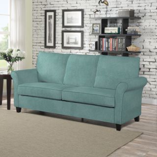 Portfolio Radford Turquoise Velvet SoFast Sofa