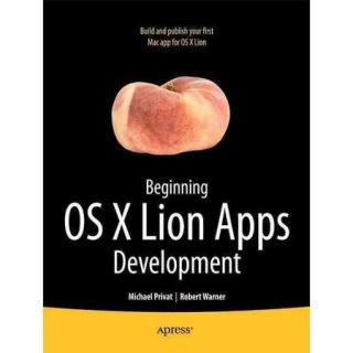 Beginning OS X Lion Apps Development
