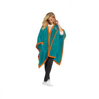 Officially Licensed NFL Soft and Cozy Angel Wrap   Dolphins   7773489