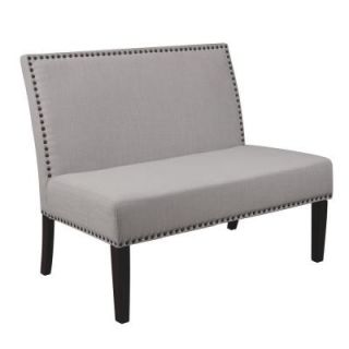 PRI Banquette Fabric Upholstered 1 Piece Bench in Cream DS 2183 400 1