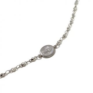 Michael Anthony Jewelry® Rosary Style Stainless Steel Anklet   7735283