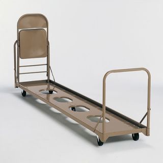 KI Furniture Vertical Folding Storage Caddy Chair Dolly