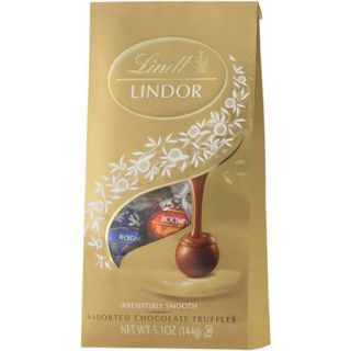 Lindt Assorted Milk, Dark And White Lindor Truffles With A Smooth Filling, 5.1 oz