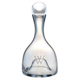 Personalized Lenox Aerating Wine Decanter Letter M