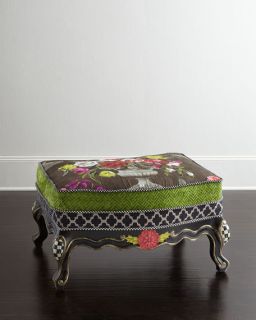 MacKenzie Childs Botanica Ottoman