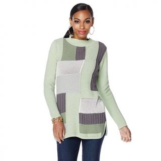 Jamie Gries Collection Colorblock Sweater Tunic   7831143