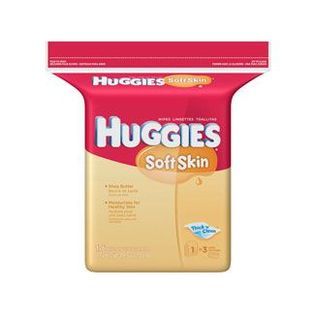 Huggies Baby Soft Skin Wipes Refill, 176 ct