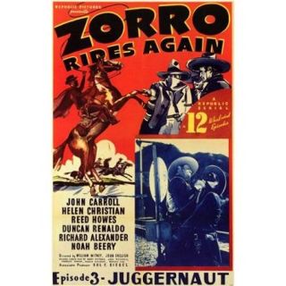 Zorro Rides Again Movie Poster (11 x 17)