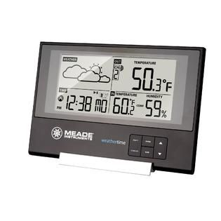 Meade TE346W Slim Line Personal Weather Station with Atomic Clock
