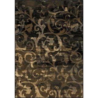 Orian Rugs Swirl Central Multi 5 ft. 3 in. x 7 ft. 6 in. Indoor Area Rug 306323