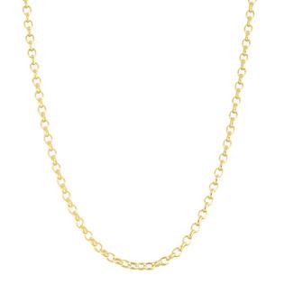 Gold over SS 24 in Rolo Neck   Jewelry   Pendants & Necklaces