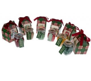 Set of 6 A Joy to Give Candles with GiftBoxes &Tags by Valerie   H193541 —