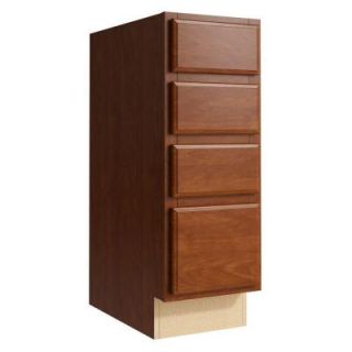 Cardell Salvo 12 in. W x 34 in. H Vanity Cabinet Only in Nutmeg VBD122134.4.AD7M7.C53M