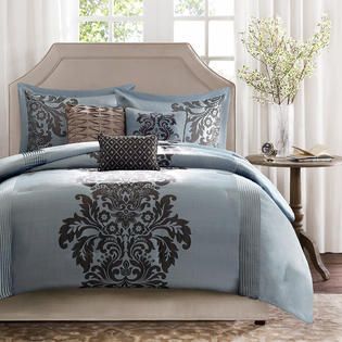 Madison Classics   Conrad 7 Piece Jacquard Comforter Set