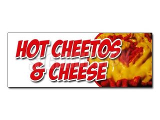 36" HOT CHEETOS & CHEESE DECAL sticker melted mexican chili tex mex food