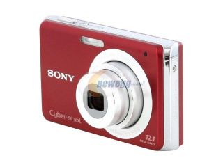 SONY Cyber shot DSC W190 Red 12.1 MP 3X Optical Zoom Digital Camera