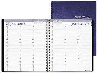 House of Doolittle 272 07 Professional Weekly Planner, 15 Minute Appointments, 8 1/2 x 11, Blue