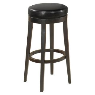 Bonded Leather Swivel 26 Counter Stool Wood   Armen Living