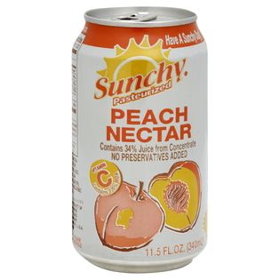 Sunchy Nectar, Peach, 11.5 fl oz (340 ml)   Food & Grocery   Beverages