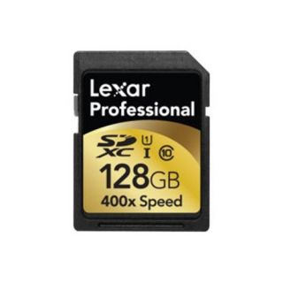 Lexar Professional 400x 128GB SDXC UHS I Flash Memory Card LSD128CTBNA400
